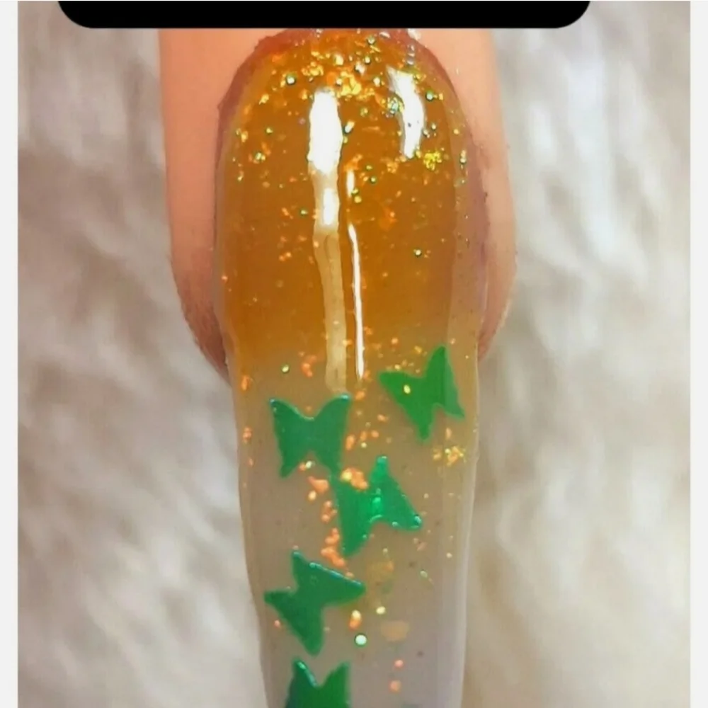 Nail art decoration crafts butterflies sequins